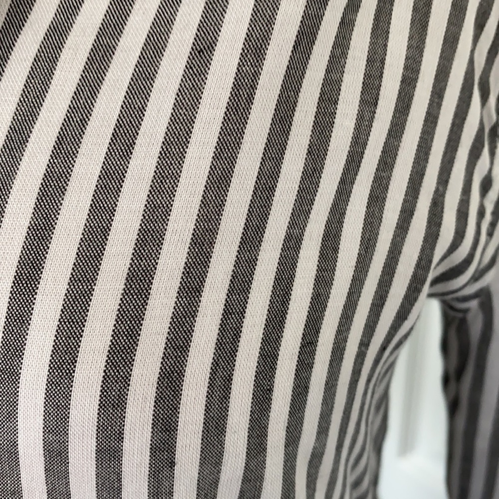Max Studio Striped Izla Button Down Tunic Small NWT - Picture 4 of 8
